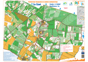 Carte verte pedestre 2 7 km lizot